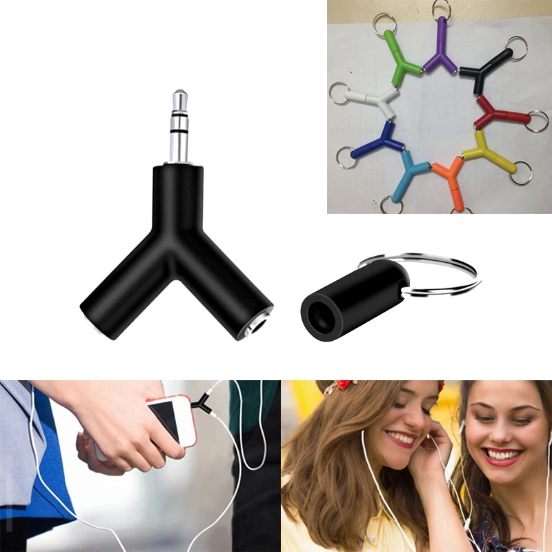 3.5mm Earphone Adapter Double Jack Adapter Plug Stereo Headphone Splitter for PC MP3 Iphone Xiaomi Sumsung Player Audio Cables
3.5mm Earphone Adapter Double Jack Adapter Plug Stereo Headphone Splitter for PC MP3 Iphone Xiaomi Sumsung Player Audio Cables