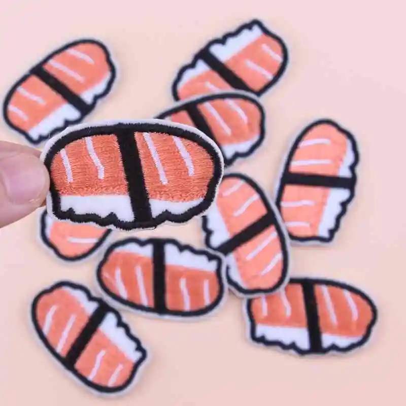 10 Pcs Kit Food Patches Diy Sushi patches For Clothing Iron On Or Sew Fabric Sticker For Clothes Badge Embroidered Appliques DIY
10 Pcs Kit Food Patches Diy Sushi patches For Clothing Iron On Or Sew Fabric Sticker For Clothes Badge Embroidered Appliques DIY