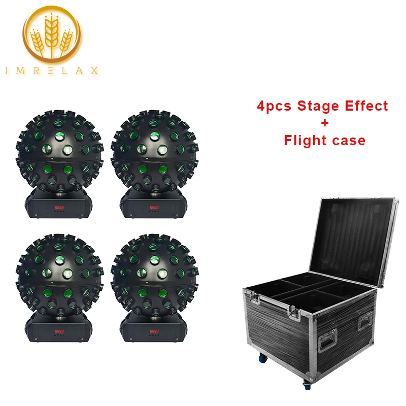 IMRELAX 4pcs Super LED Magic Ball Light 5x18W RGBWA UV 6in1 LED Stage Light Effect With Flight Case Package For Stage Night Club
IMRELAX 4pcs Super LED Magic Ball Light 5x18W RGBWA UV 6in1 LED Stage Light Effect With Flight Case Package For Stage Night Club