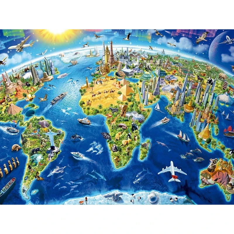 5d diy Diamond Painting Cross Stitch world landmark,map Square full Diamond Embroidery 3d Diamond Mosaic Pattern home decoration
5d diy Diamond Painting Cross Stitch world landmark,map Square full Diamond Embroidery 3d Diamond Mosaic Pattern home decoration