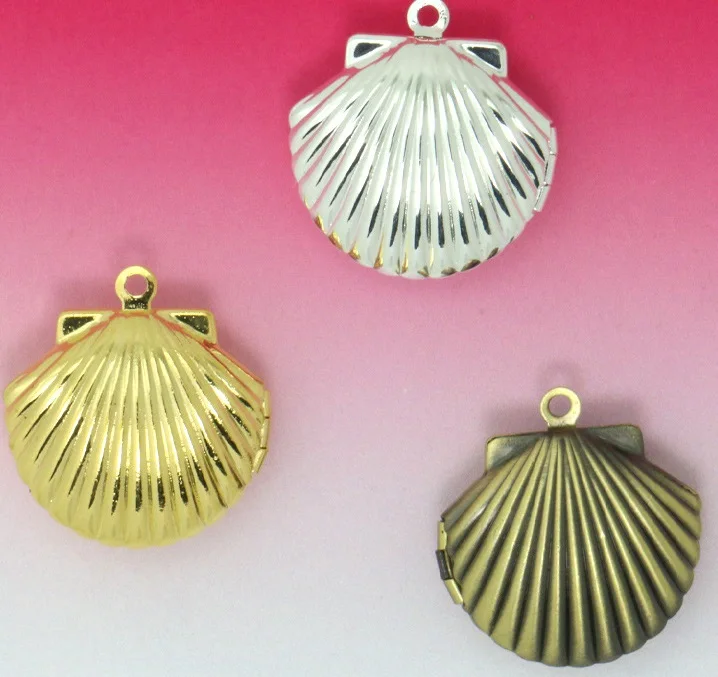 100pcs Shell Shape Photo Locket Pendants 23*22MM DIY Jewelry Fittings Antique Bronze-Gunmetal Black-Silver
100pcs Shell Shape Photo Locket Pendants 23*22MM DIY Jewelry Fittings Antique Bronze-Gunmetal Black-Silver