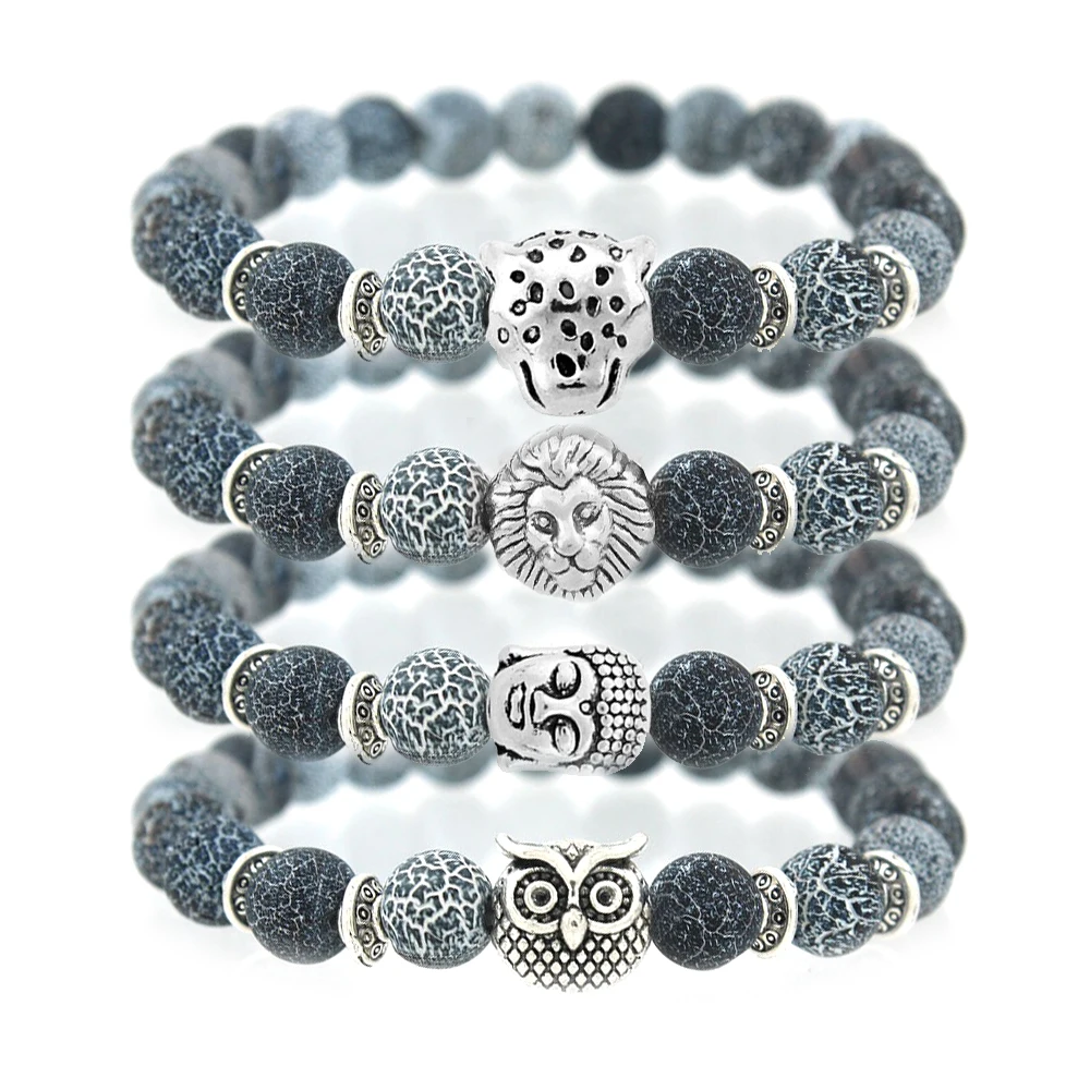 Natural Stone Bracelet Silver Buddha Head Buddhist Prayer Beads MalaMeditation Protection Healing Jewelry
Natural Stone Bracelet Silver Buddha Head Buddhist Prayer Beads MalaMeditation Protection Healing Jewelry