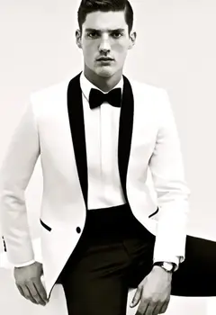 Cheap price 2015 New Hot sale tuxedos White men's dress Color process Shawl collar white groom suits ( jacket+Pants+tie)
Cheap price 2015 New Hot sale tuxedos White men's dress Color process Shawl collar white groom suits ( jacket+Pants+tie)