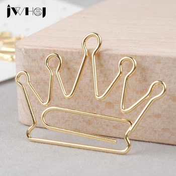 10 pcs/lot golden crown shape paper clip material escolar bookmarks for books stationery school supplies papelaria child gifts
10 pcs/lot golden crown shape paper clip material escolar bookmarks for books stationery school supplies papelaria child gifts