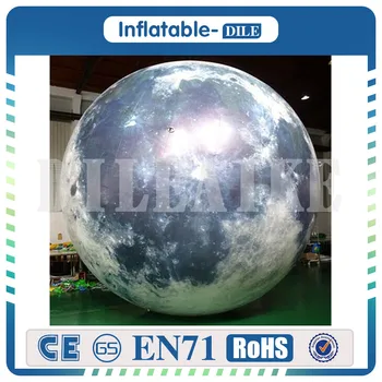 3m Diameter inflatable moon/Artificial moon/simulation moon with LED light for Sale
3m Diameter inflatable moon/Artificial moon/simulation moon with LED light for Sale