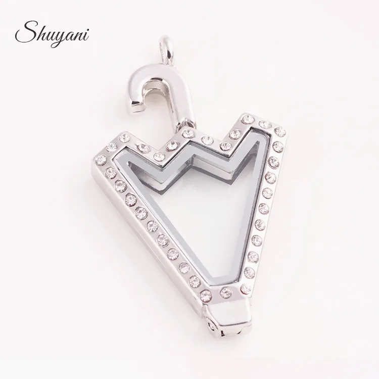 Jewelry Making 5pcs/lot Newest Cute Crystal Umbrella Shape Floating Locket for Memory Glass Locket Pendant Necklace
Jewelry Making 5pcs/lot Newest Cute Crystal Umbrella Shape Floating Locket for Memory Glass Locket Pendant Necklace