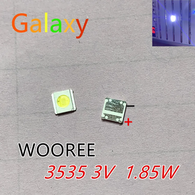 5000PCS FOR WOOREE LED backlight LCD TV bead 3 V 1 W 3535 SMD Lamp cold white WM35E1F-YR07-eB | Освещение