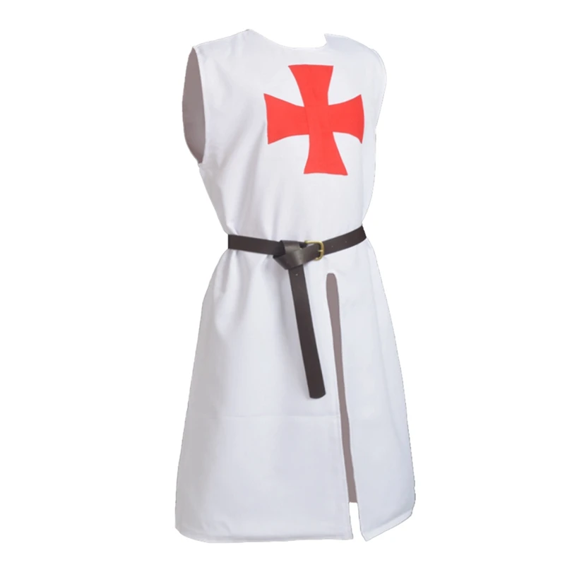 Medieval Costume Renaissance Hospitaller Knights Crusader Templar Cosplay White Tunic Cloak Cape
Medieval Costume Renaissance Hospitaller Knights Crusader Templar Cosplay White Tunic Cloak Cape