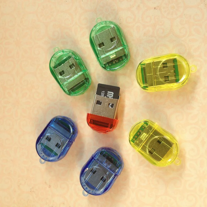 1PC MINI New USB 2.0 TF Micro SD SDHC SDXC Memory Card Reader Writer USB Flash Drive Memory Card Readers Random Color
1PC MINI New USB 2.0 TF Micro SD SDHC SDXC Memory Card Reader Writer USB Flash Drive Memory Card Readers Random Color