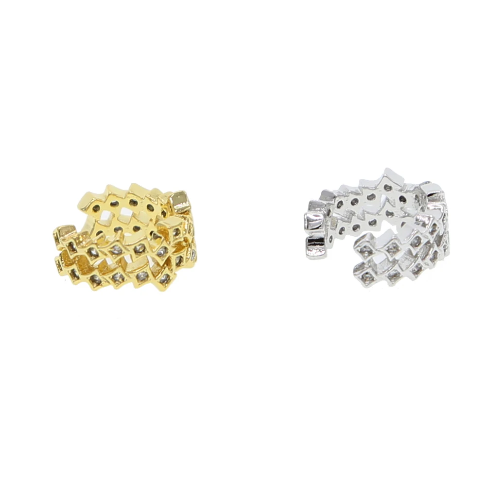 silver Earring Ear Cuff Clip On square shape cz circle stack 2 colors No Piercing Women earring Accessories minimal cute earring
silver Earring Ear Cuff Clip On square shape cz circle stack 2 colors No Piercing Women earring Accessories minimal cute earring