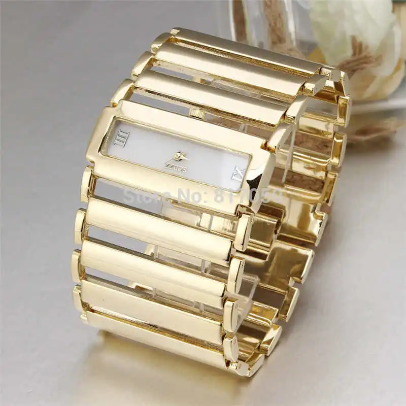 New fashion dress quartz classic ladies watches golden big rectangle case broad steel women chain strap bracelet wristwatch gift
New fashion dress quartz classic ladies watches golden big rectangle case broad steel women chain strap bracelet wristwatch gift