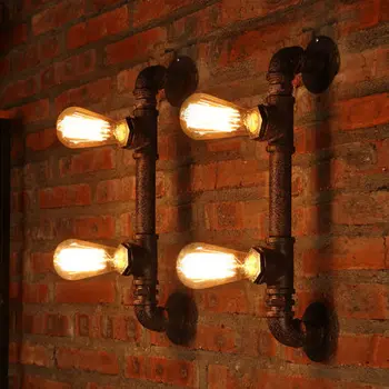 Industrial Style Loft Wall Light Wrought Iron Vintage Wall Lamp Edison Wall Light Creative Pipe Lamp Bar Art Deco Lighting
Industrial Style Loft Wall Light Wrought Iron Vintage Wall Lamp Edison Wall Light Creative Pipe Lamp Bar Art Deco Lighting