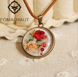 Hot Fashion Hand-painted Rose time gem Necklace Long Strip Pendant Necklaces Women FOMALHAUT Jewelry SX-03
Hot Fashion Hand-painted Rose time gem Necklace Long Strip Pendant Necklaces Women FOMALHAUT Jewelry SX-03