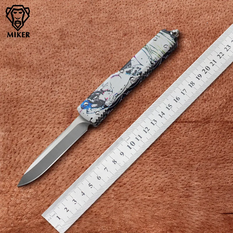 MIKER single-edge blade CNC D2 6061-T6 aluminu handle,outdoor EDC hunt Tactical tool dinner kitchen knife
MIKER single-edge blade CNC D2 6061-T6 aluminu handle,outdoor EDC hunt Tactical tool dinner kitchen knife
