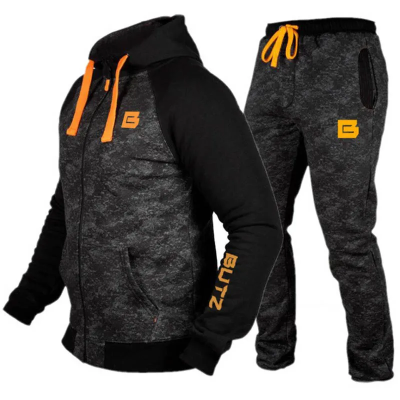 New Fashion Men Set Long Sleeve Camouflage Hoodies Set Male Tracksuit Outdoors Sport Suit Men's Gyms Set Casual Sportswear Suit
New Fashion Men Set Long Sleeve Camouflage Hoodies Set Male Tracksuit Outdoors Sport Suit Men's Gyms Set Casual Sportswear Suit