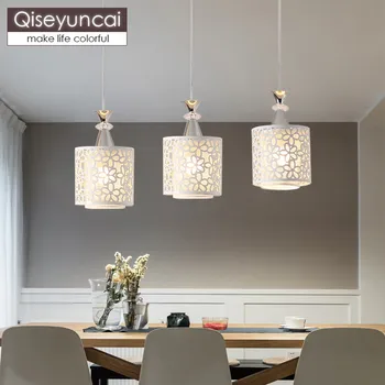 Qiseyuncai Modern minimalist three-headed restaurant chandelier creative fashion personality atmosphere bar LED lamps
Qiseyuncai Modern minimalist three-headed restaurant chandelier creative fashion personality atmosphere bar LED lamps
