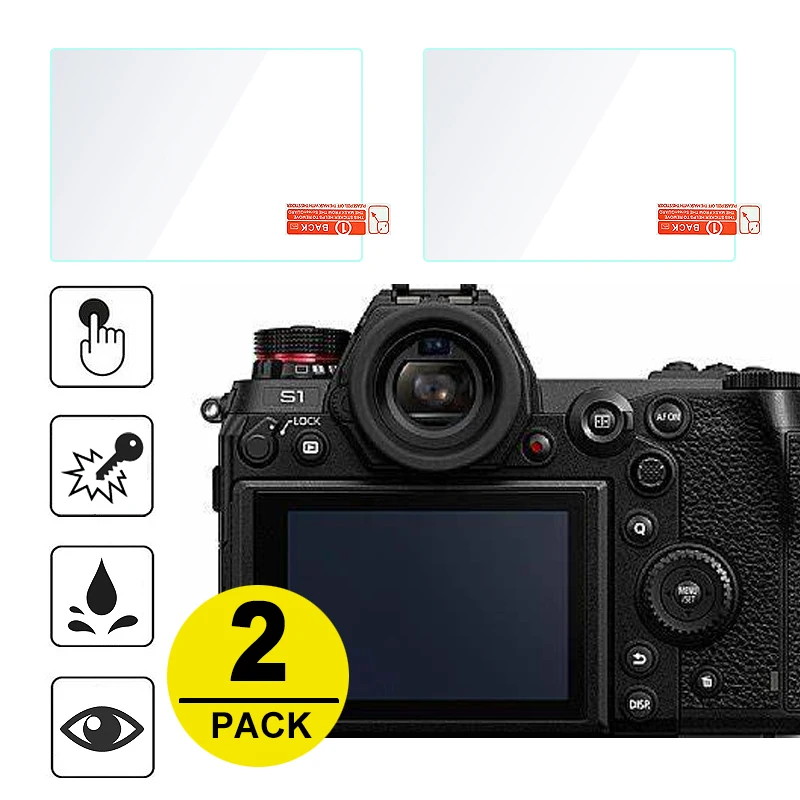 2x Tempered Glass Screen Protector for Panasonic Lumix DC-S1 DC-S1R DC-TS7 DC-FT7 DC S1 S1R TS7 FT7 FZ1000M2 ZS80 TZ95 G95 G90
2x Tempered Glass Screen Protector for Panasonic Lumix DC-S1 DC-S1R DC-TS7 DC-FT7 DC S1 S1R TS7 FT7 FZ1000M2 ZS80 TZ95 G95 G90