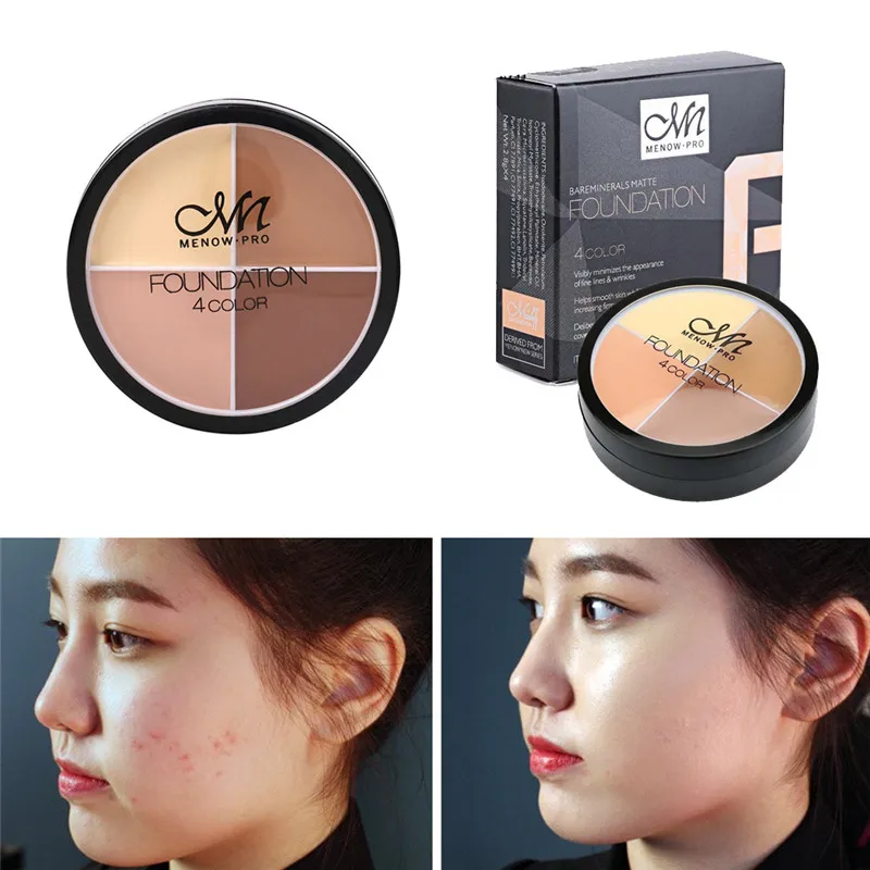 4 Colors Contour Makeup Face Cream Concealer Palette Foundation Brush Set Concealer Foundation makeup suppiles
4 Colors Contour Makeup Face Cream Concealer Palette Foundation Brush Set Concealer Foundation makeup suppiles