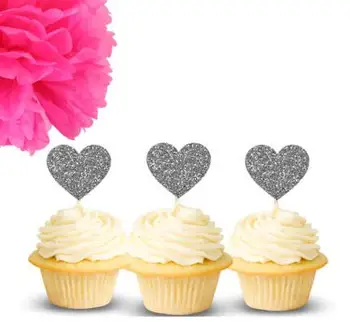 Glitter sweet hearts wedding birthday Valentine's Day cupcake toppers baptism Christening party decoration doughnut food picks
Glitter sweet hearts wedding birthday Valentine's Day cupcake toppers baptism Christening party decoration doughnut food picks