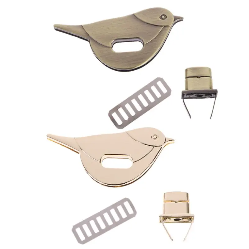 Hot Sell Bird Shape Clasp Turn Lock Twist Locks Metal Hardware For DIY Handbag Bag Purse
Hot Sell Bird Shape Clasp Turn Lock Twist Locks Metal Hardware For DIY Handbag Bag Purse