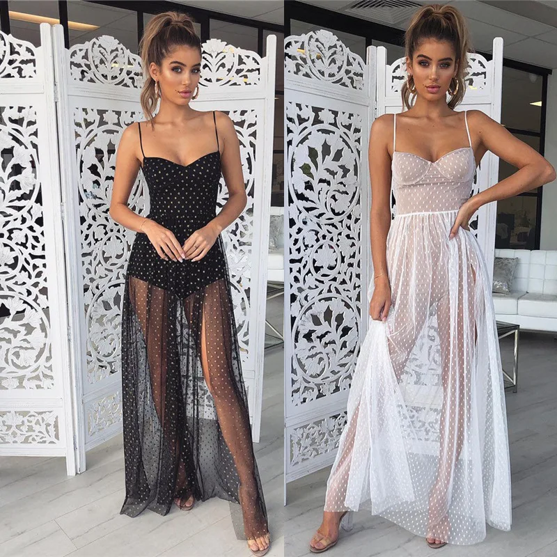 Off Shoulder Sexy Maxi Dress Women Mesh Polka Dot Side Splited Dress 2019 Summer New Patchwork Slip Dress Female Vestido Verano
Off Shoulder Sexy Maxi Dress Women Mesh Polka Dot Side Splited Dress 2019 Summer New Patchwork Slip Dress Female Vestido Verano