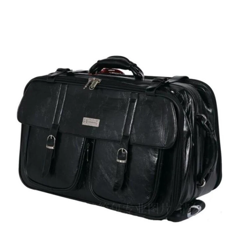 CHENGZHI men cabin leather trolley koffer carry on travel luggage bag with wheels
CHENGZHI men cabin leather trolley koffer carry on travel luggage bag with wheels