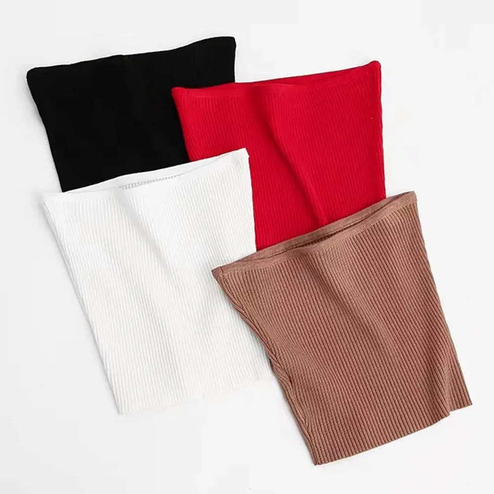 ANSFX Stylish Knitted Short Camis Slim Tight Sexy Sleeveless Backless Fashion Women Slash Neck Sheath Crop Bra Tube Tops 4 Color
ANSFX Stylish Knitted Short Camis Slim Tight Sexy Sleeveless Backless Fashion Women Slash Neck Sheath Crop Bra Tube Tops 4 Color