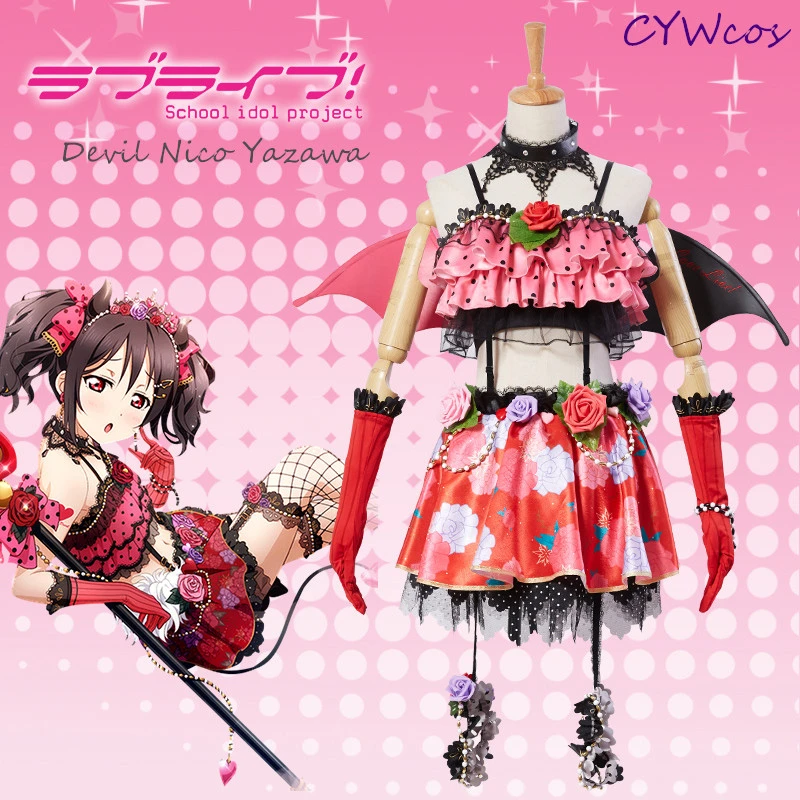 Anime Cosplay Love Live Devil ver little Demon All Member Nico Yazawa Cosplay Costume Halloween Costume Women Dress
Anime Cosplay Love Live Devil ver little Demon All Member Nico Yazawa Cosplay Costume Halloween Costume Women Dress