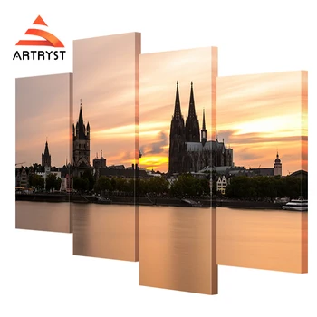 Artryst 4pcs of modern home decor Germany Cologne Rhine River scenery canvas painting picture HD print on canvas for living room
Artryst 4pcs of modern home decor Germany Cologne Rhine River scenery canvas painting picture HD print on canvas for living room
