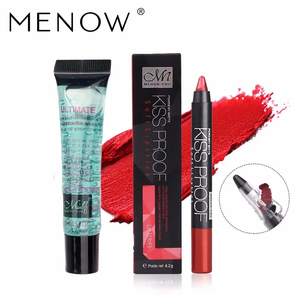 MENOW Brand Make up set 19 Colors Kissproof Matte Lipstick with a Pencil Sharpener &lip Remover oil wholesale drop ship 5374
MENOW Brand Make up set 19 Colors Kissproof Matte Lipstick with a Pencil Sharpener &lip Remover oil wholesale drop ship 5374