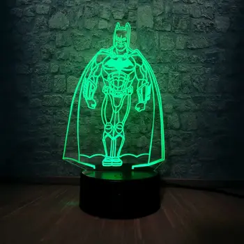 Marvel Figure Batman Night Light 3D LED Table Desk Lamp Children's Bedside Lampen Party Bedroom Bar Mall Decor Kids Toys Gift
Marvel Figure Batman Night Light 3D LED Table Desk Lamp Children's Bedside Lampen Party Bedroom Bar Mall Decor Kids Toys Gift
