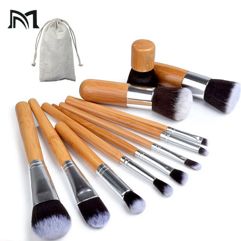11 Pcs Professional Makeup Brushes Set With Bag Powder Foundation Eyeshadow Make Up Brushes Cosmetics Soft Synthetic Hair HJ4
11 Pcs Professional Makeup Brushes Set With Bag Powder Foundation Eyeshadow Make Up Brushes Cosmetics Soft Synthetic Hair HJ4