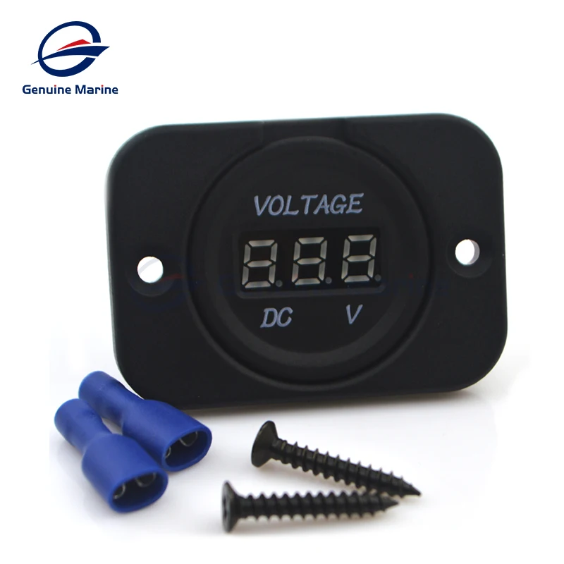 DC12V Car Motorcycle LED Digital Display Voltmeter Blue Red LED Volt Voltage Gauge Meter for Auto Boat ATV UTV
DC12V Car Motorcycle LED Digital Display Voltmeter Blue Red LED Volt Voltage Gauge Meter for Auto Boat ATV UTV