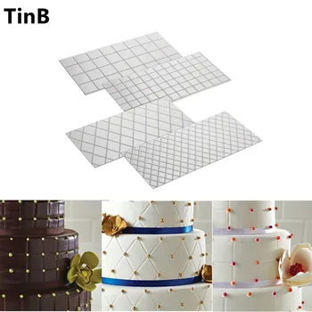 4pc/Set Grid Transparent Texture Mat Cake Border Decorating Tools Cake Mold Fondant Imprint Baking Mat Fondant Cutter Cake Tools
4pc/Set Grid Transparent Texture Mat Cake Border Decorating Tools Cake Mold Fondant Imprint Baking Mat Fondant Cutter Cake Tools