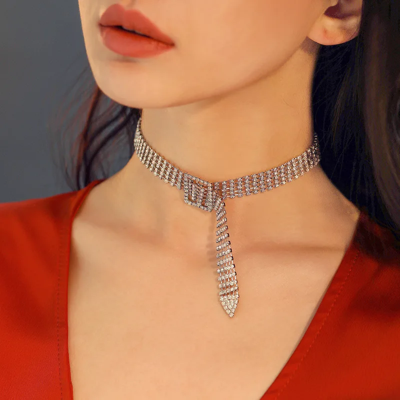 Silver Necklace For Women Chain Punk Choker Alloy Exaggerated Lightweight Luxury Necklace Neck Chain 2019 New
Silver Necklace For Women Chain Punk Choker Alloy Exaggerated Lightweight Luxury Necklace Neck Chain 2019 New