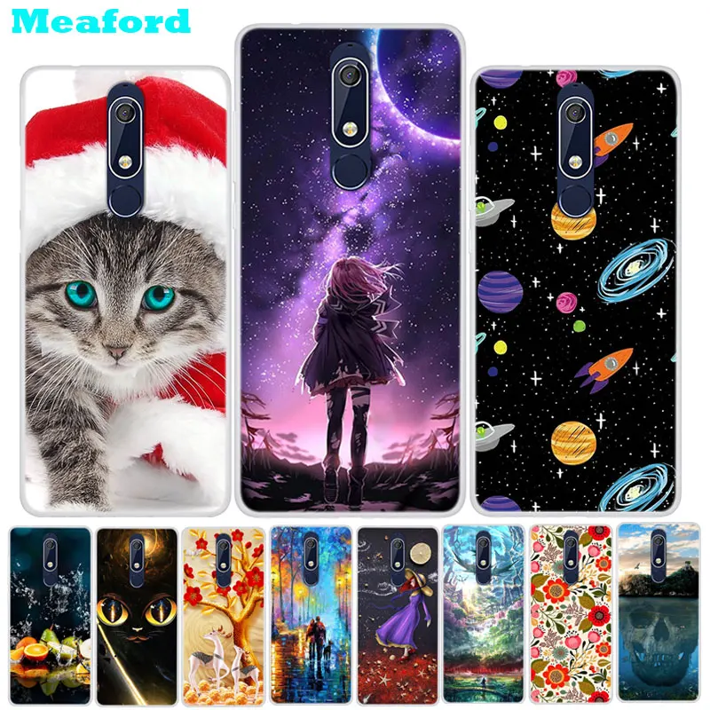 Silicone Case on For Nokia 5.1 Nokia5.1 2018 Case 5.5" Soft Print Back Cover For Nokia 5.1 Case Cover TPU TA-1061 TA-1075 Coque
Silicone Case on For Nokia 5.1 Nokia5.1 2018 Case 5.5" Soft Print Back Cover For Nokia 5.1 Case Cover TPU TA-1061 TA-1075 Coque