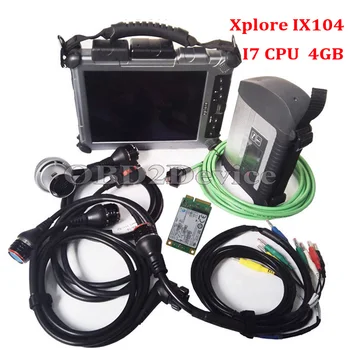 Full Chip MB STAR C4 MB SD Connect Compact 4 WIFI Diagnostic Tool + Xplore IX104 Tablet With SSD Newest Software Installed
Full Chip MB STAR C4 MB SD Connect Compact 4 WIFI Diagnostic Tool + Xplore IX104 Tablet With SSD Newest Software Installed
