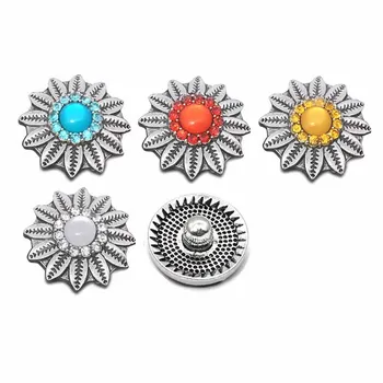 Wholesale w013 flower 18mm 20mm rhinestone metal button for snap button Bracelet Necklace Jewelry For Women Silver jewelry
Wholesale w013 flower 18mm 20mm rhinestone metal button for snap button Bracelet Necklace Jewelry For Women Silver jewelry