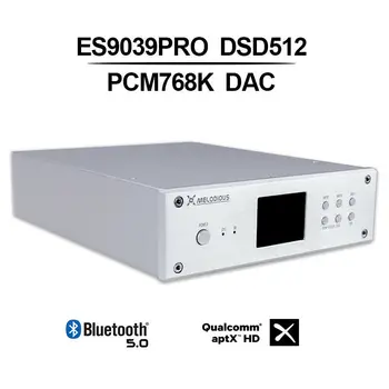 ES9038PRO Balanced DAC USB Audio Decoder Bluetooth DSD512/PCM768K Remote Control
ES9038PRO Balanced DAC USB Audio Decoder Bluetooth DSD512/PCM768K Remote Control