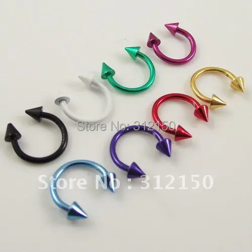 SaYao 50pcs Free Shipping Eyebrow Ring tragus ring Nose Ring16G Spike Circulars Horseshoes body jewelry piecing jewelry
SaYao 50pcs Free Shipping Eyebrow Ring tragus ring Nose Ring16G Spike Circulars Horseshoes body jewelry piecing jewelry