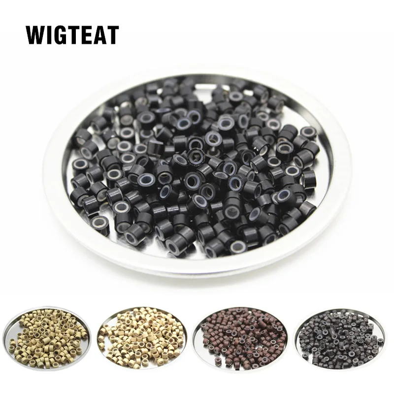 200/pack silicon lined Micro Links Rings Beads Hair Feather Extensions Tubes microrings tube beads aluminium 5.0*3.0*3.0mm
200/pack silicon lined Micro Links Rings Beads Hair Feather Extensions Tubes microrings tube beads aluminium 5.0*3.0*3.0mm