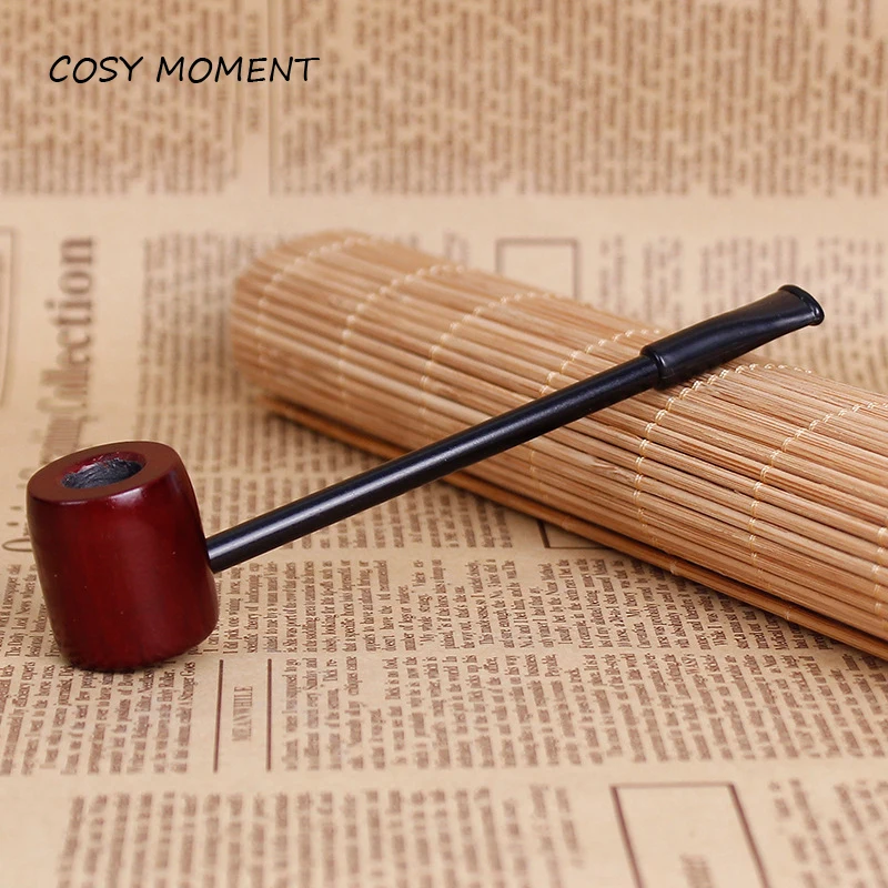 COSY MOMENT Red Sandalwood Wooden Tobacco Pipes Mini Hammer Portable Tobacco Herb Smoking Pipe Gifts YJ270
COSY MOMENT Red Sandalwood Wooden Tobacco Pipes Mini Hammer Portable Tobacco Herb Smoking Pipe Gifts YJ270
