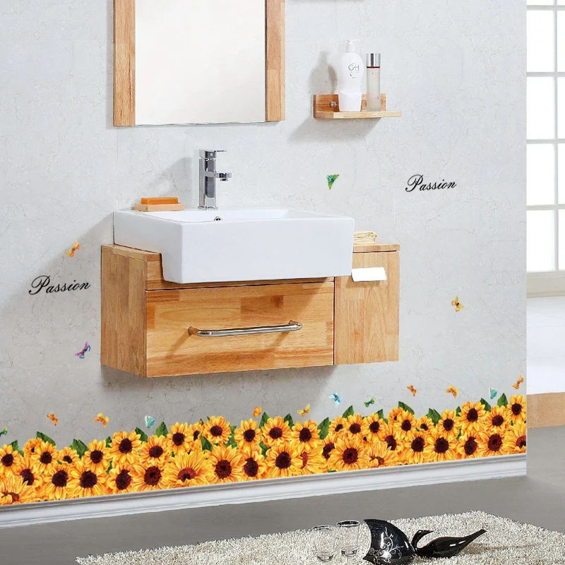 Sunflower Removable Wall Stickers Eco-friendly Living Room Bedroom Kitchen Decor Furniture Cabinet Tile Mural DIY Decal Poster
Sunflower Removable Wall Stickers Eco-friendly Living Room Bedroom Kitchen Decor Furniture Cabinet Tile Mural DIY Decal Poster