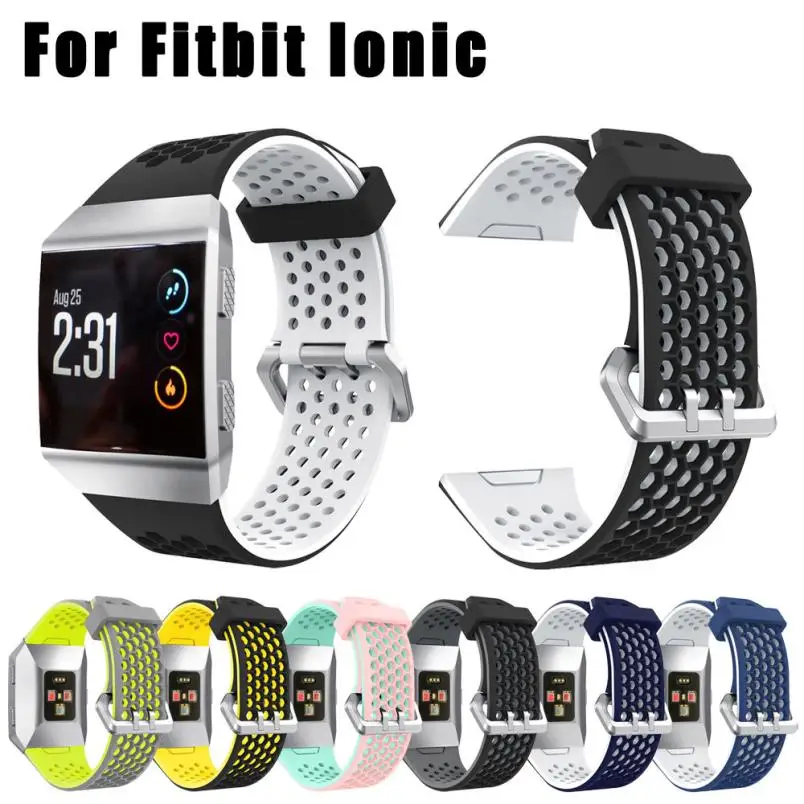 2018 New Style Lightweight Ventilate Silicone Perforated Accessory Sport Bands for Fitbit Ionic fitness tracker activity tracker
2018 New Style Lightweight Ventilate Silicone Perforated Accessory Sport Bands for Fitbit Ionic fitness tracker activity tracker