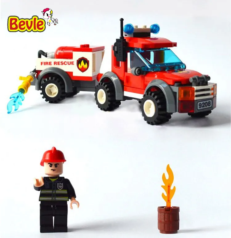 Bevle Gudi 9208 City Series Fire Rescue Educational Assembled Building Blocks Model Bricks Gift for Children Fire Truck Toys
Bevle Gudi 9208 City Series Fire Rescue Educational Assembled Building Blocks Model Bricks Gift for Children Fire Truck Toys