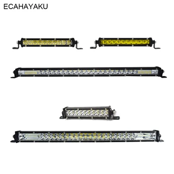1Pcs ECAHAYAKU Slim 7inch/20inch Car Led Light Bar 30W/60W/120W/180W 6000K for Jeep 4WD SUV UTE Pick-up Trucks 4x4 Off-road Cars
1Pcs ECAHAYAKU Slim 7inch/20inch Car Led Light Bar 30W/60W/120W/180W 6000K for Jeep 4WD SUV UTE Pick-up Trucks 4x4 Off-road Cars