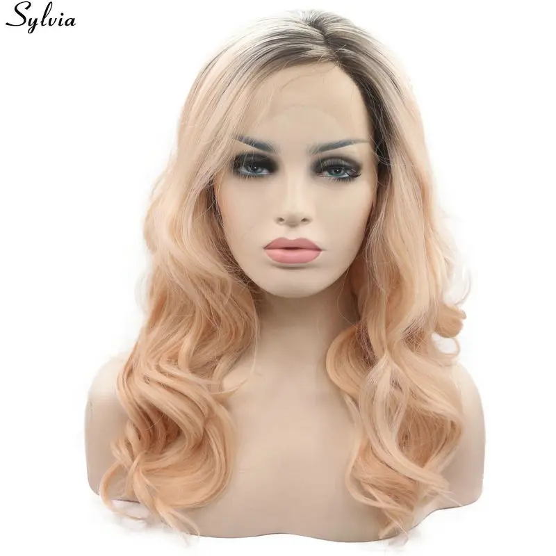 Sylvia Heat Resistant Fiber Natural Wave Hair Two Tone Brown Ombre Orange Peach Side Parting Synthetic Lace Front Wig
Sylvia Heat Resistant Fiber Natural Wave Hair Two Tone Brown Ombre Orange Peach Side Parting Synthetic Lace Front Wig