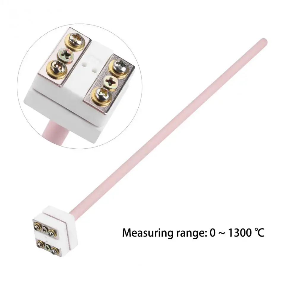 WRP-100 300mm Probe Head S Type Platinum And Rhodium Thermocouple Temperature Sensor Assortment
WRP-100 300mm Probe Head S Type Platinum And Rhodium Thermocouple Temperature Sensor Assortment