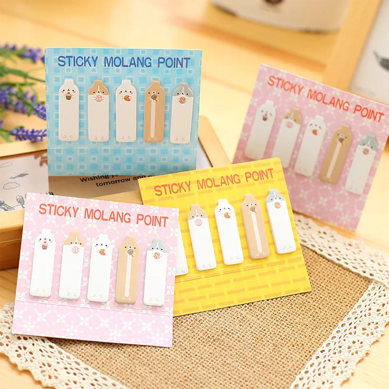 10pcs/lot Kawaii Dessert Molang Finger Style Memo Pads Sticky Notes Bookmark Notepad Student Stationery School Office Supply
10pcs/lot Kawaii Dessert Molang Finger Style Memo Pads Sticky Notes Bookmark Notepad Student Stationery School Office Supply