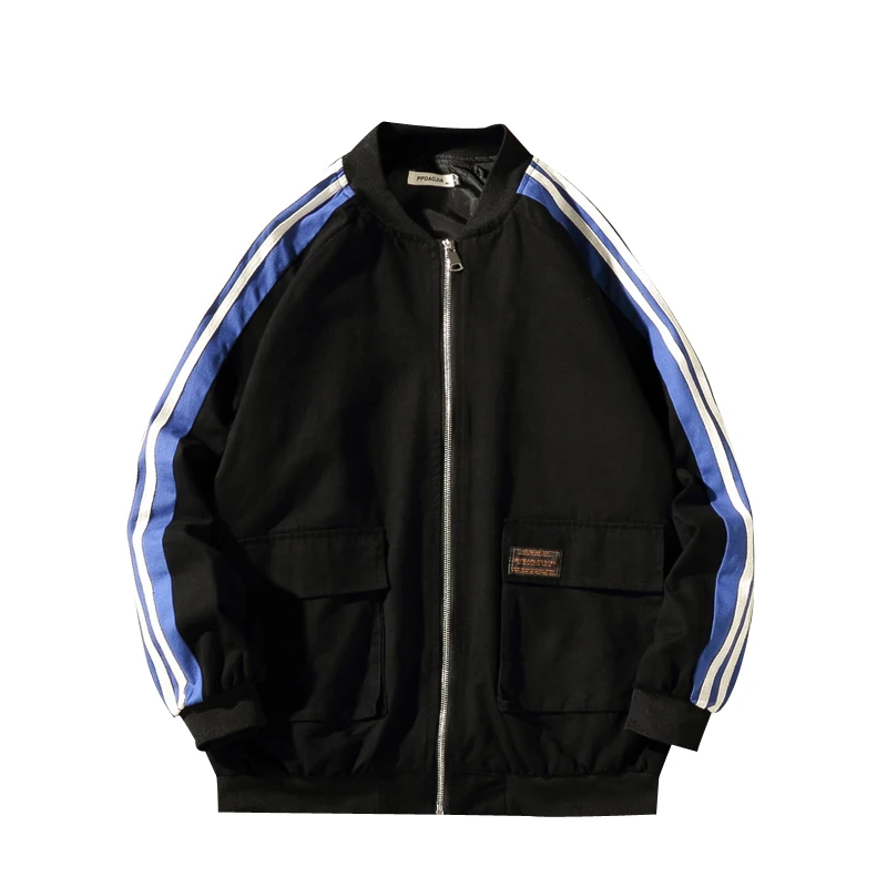 Jacket spring new large size men's fashion striped loose jacket men's baseball collar jacket cotton loose large pocket jacket
Jacket spring new large size men's fashion striped loose jacket men's baseball collar jacket cotton loose large pocket jacket